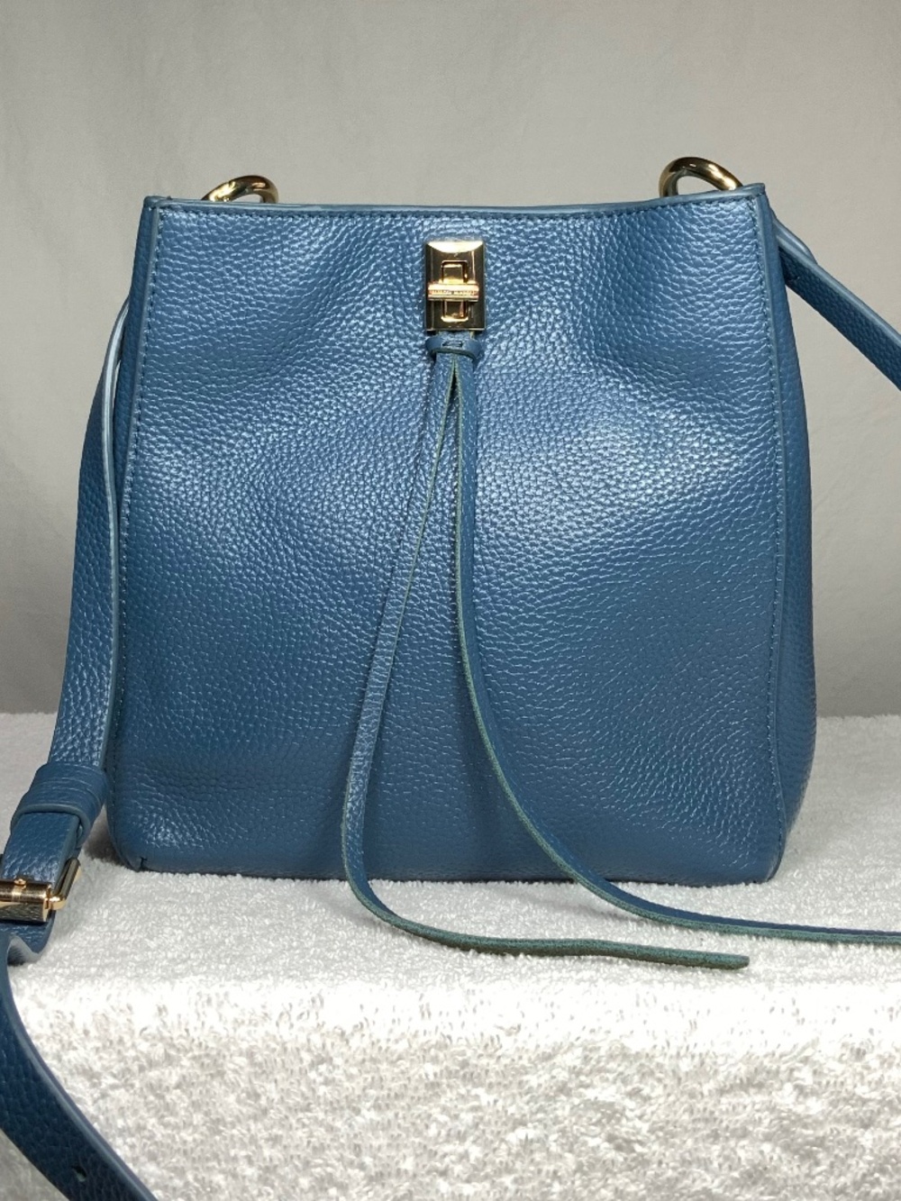 Rebecca Minkoff Blue Leather Crossbody Shoulder Bag